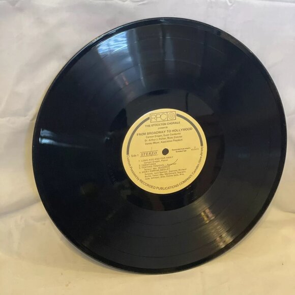 The Stockton Chorale From Broadway To Hollywood (Vinyl) RPC Z 553621 VG LP - Picture 5 of 7